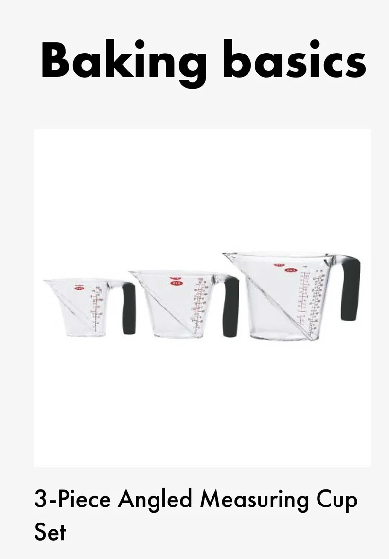 3-Piece Angled Measuring Cup Set