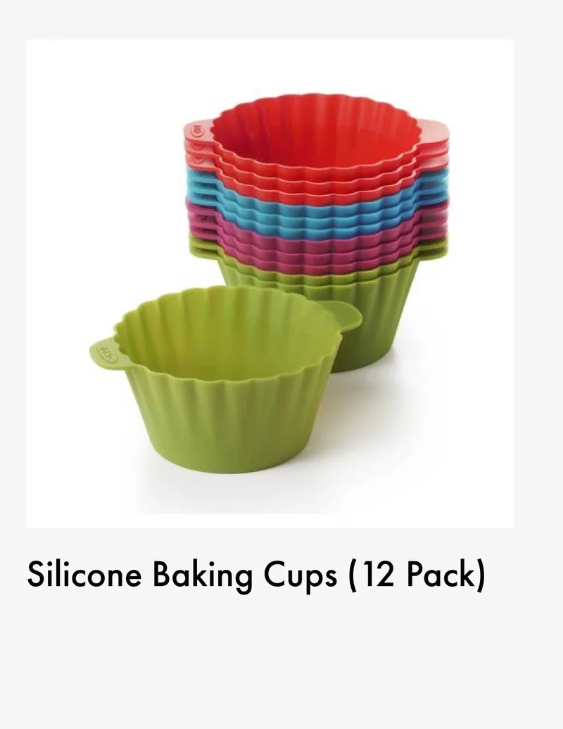 Silicone Baking Cups (12 Pack)