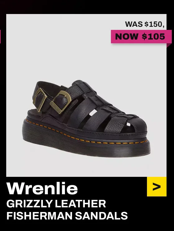 Wrenlie Grizzly Leather Fisherman Sandals