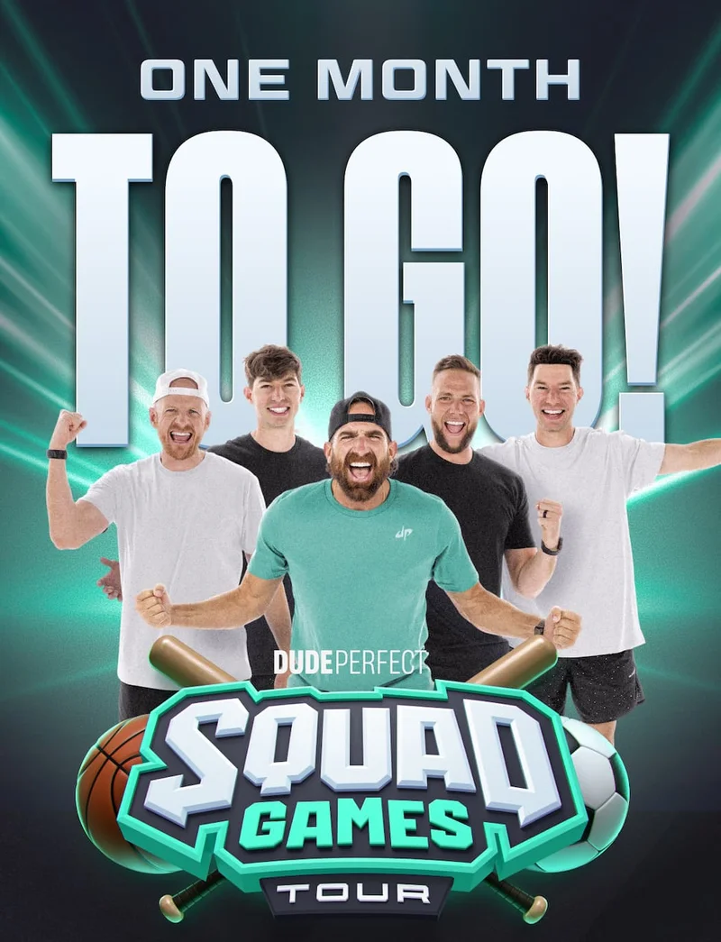 Tour is ALMOST HERE! | Less than one month until the 2026 Squad Game Tour kicks off. Tickets are going fast. - SEE THE OPPONENTS