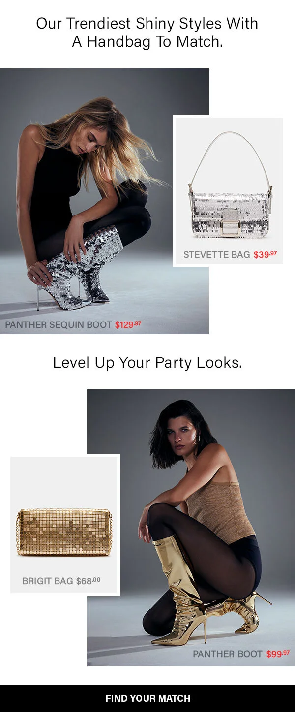 Panther Sequin, Stevette, Panther Gold, Brigit