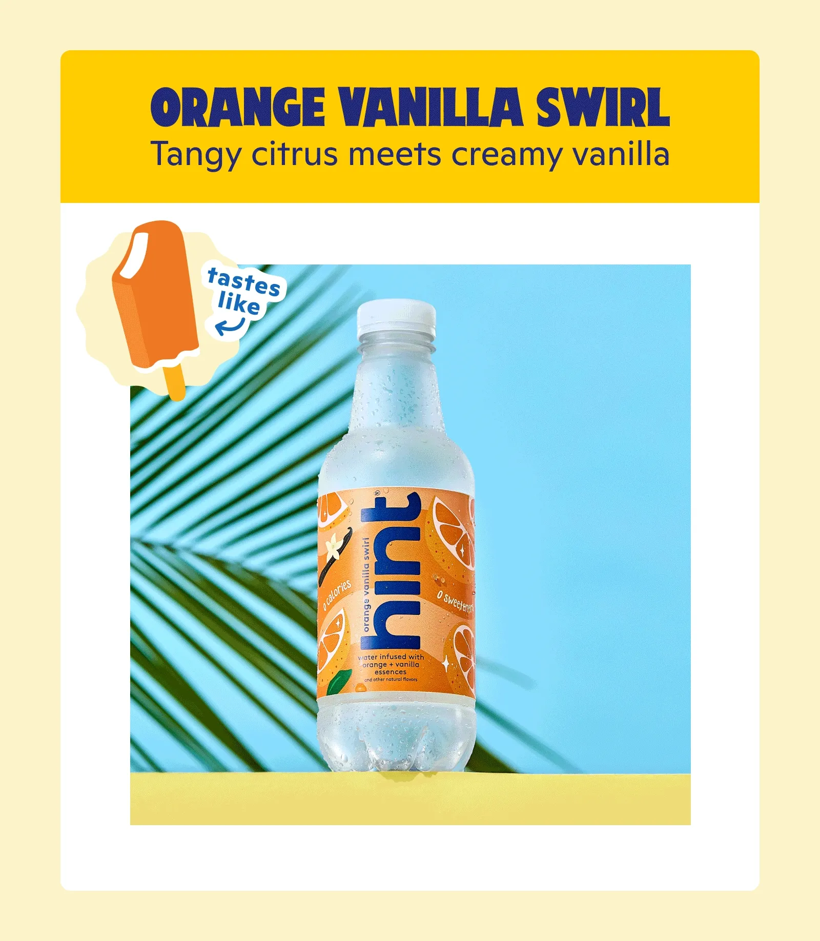 orange vanilla swirl, cherry berry burst, citrus raspberry twist, lemon zest freeze
