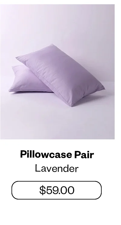 Pillowcase Pair - Lavender