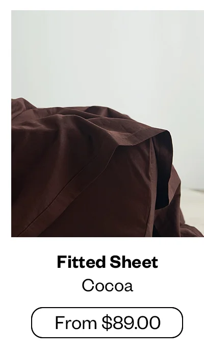 Fitted Sheet - Cocoa