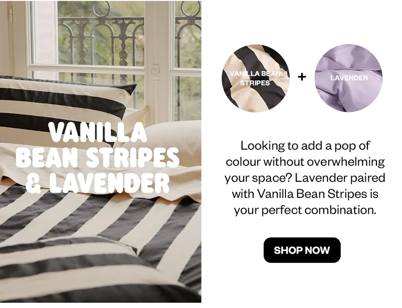 Vanilla Bean Stripes & Lavender
