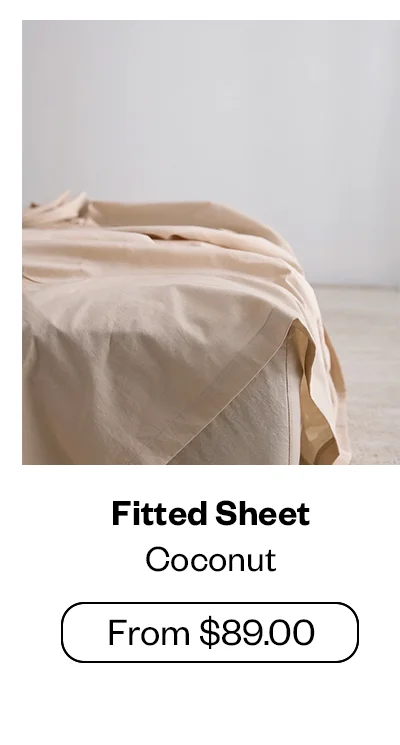 Fitted Sheet - Coconut