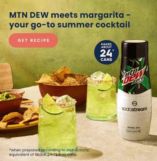 MTN DEW meets margarita - your go-to summer cocktail MTN DEW meets margarita - your go-to summer cocktail
