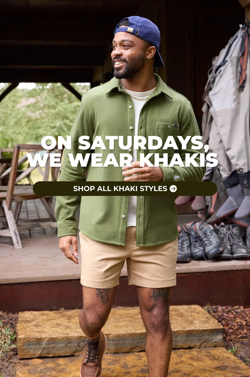 ON SATURDAYS, WE WEAR KHAKIS.