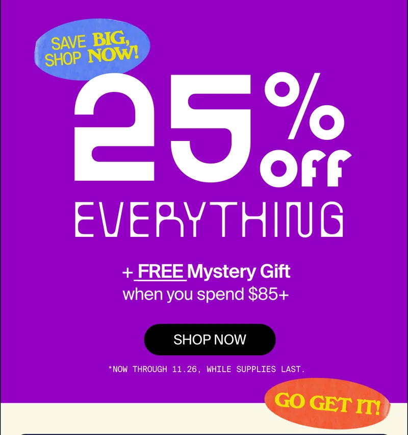 Save Big Shop Now!