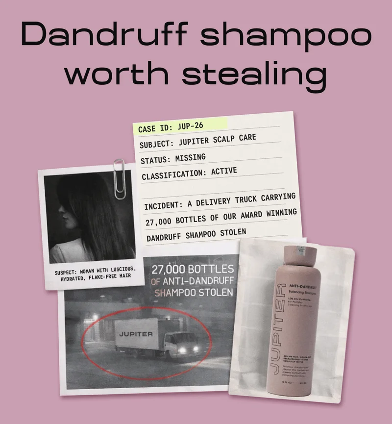 Dandruff shampoo worth stealing
