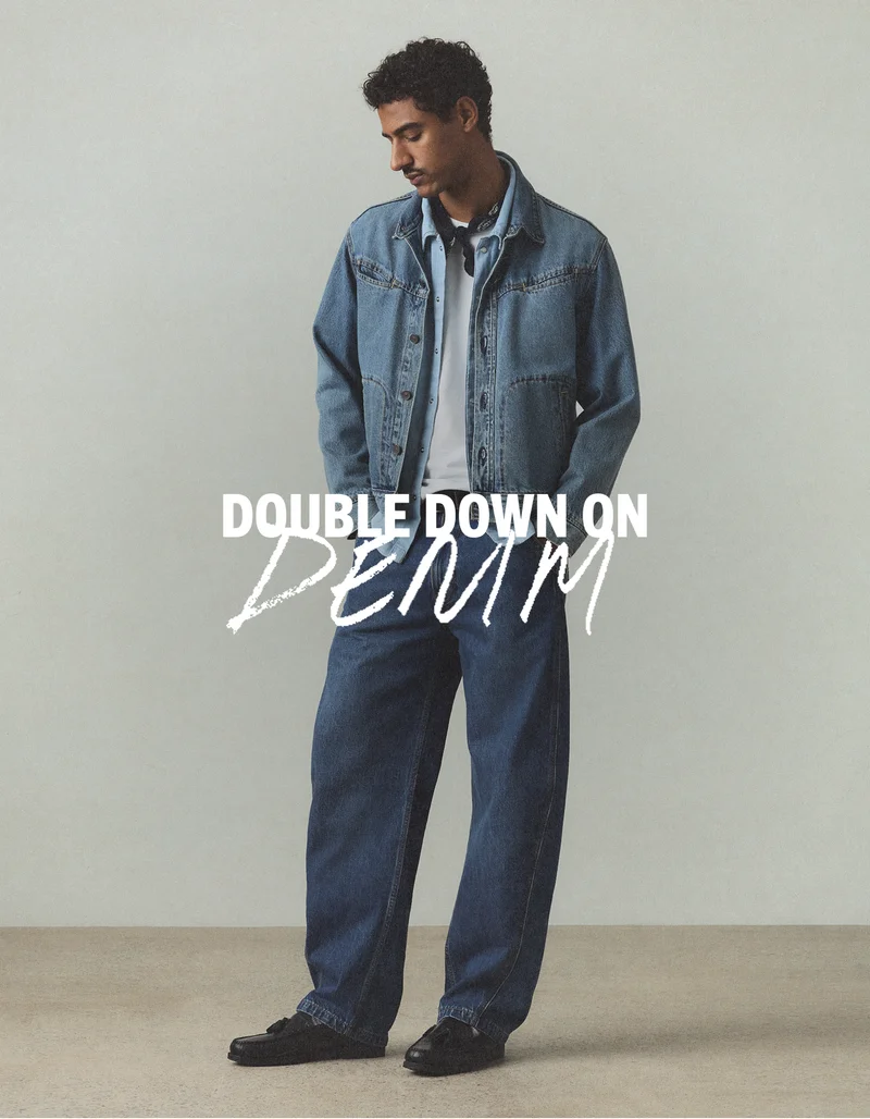 DOUBLE DOWN ON DENIM