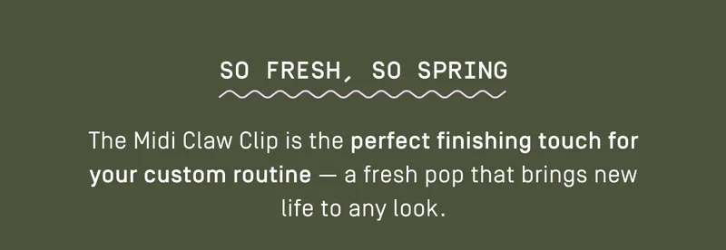 So fresh, so spring