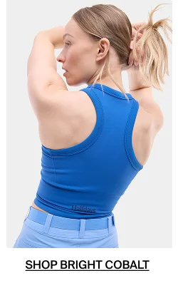 Shop Sunn Tank in Cobalt