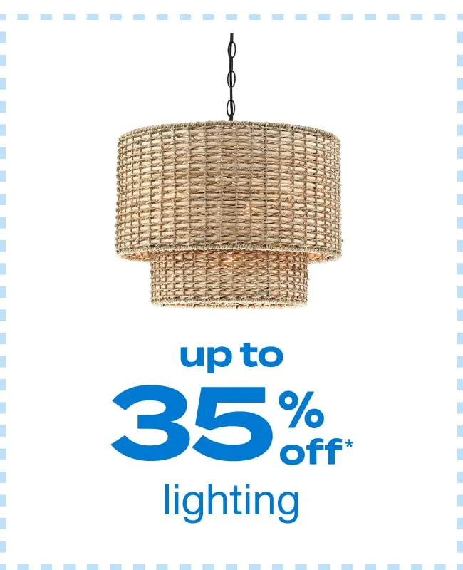 Up to 30% Off Lighting - Shop Now!