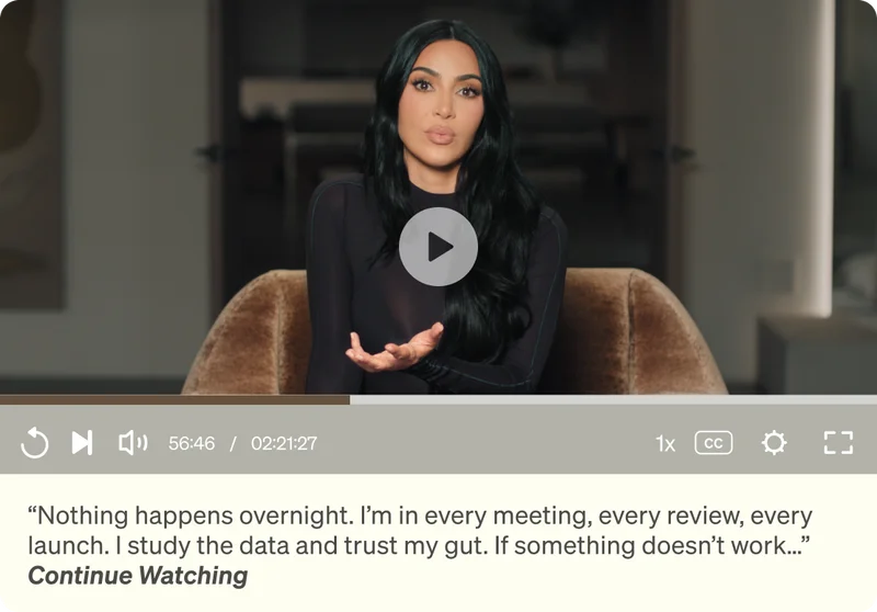 “Nothing happens overnight. I’m in every meeting, every review, every launch. I study the data and trust my gut. If something doesn’t work…” Continue Watching
