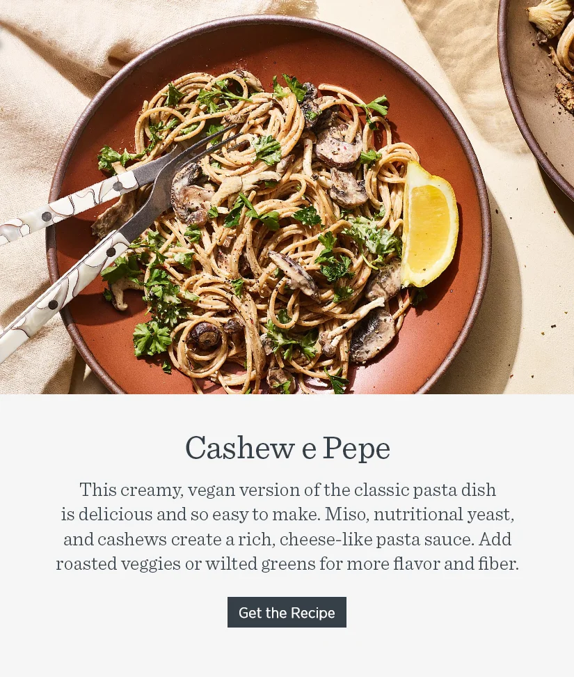 Recipe of the Week: Cashew e Pepe