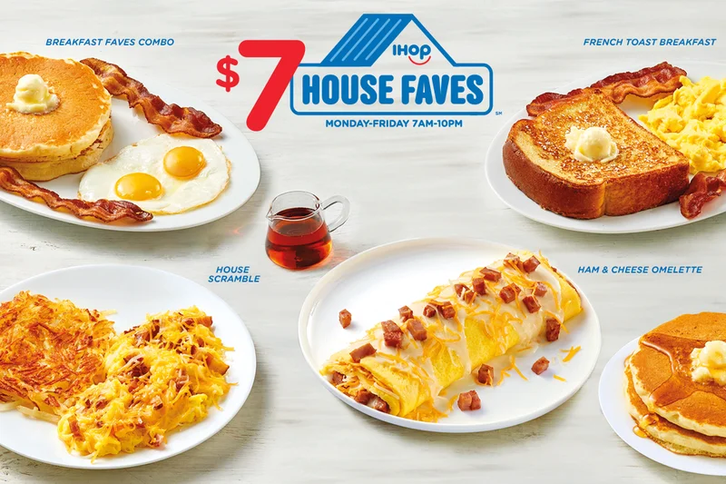 $7 HOUSE FAVES MONDAY-FRIDAY 7AM-10PM