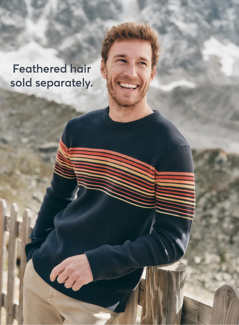 Feathered hair sold separately.