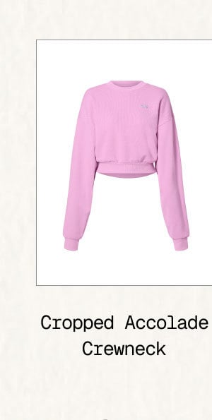 Cropped Accolade Crewneck