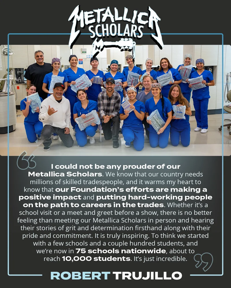 AWMH Announces Metallica Scholars Year 7!