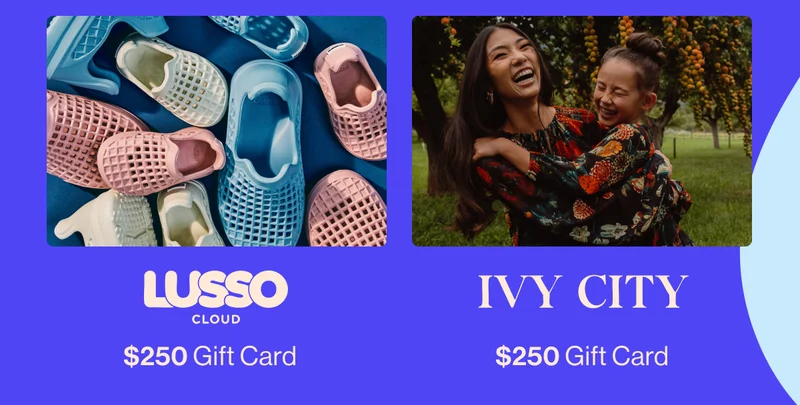 Lusso Cloud $250 Gift Card & IVY CITY $250 Gift Card