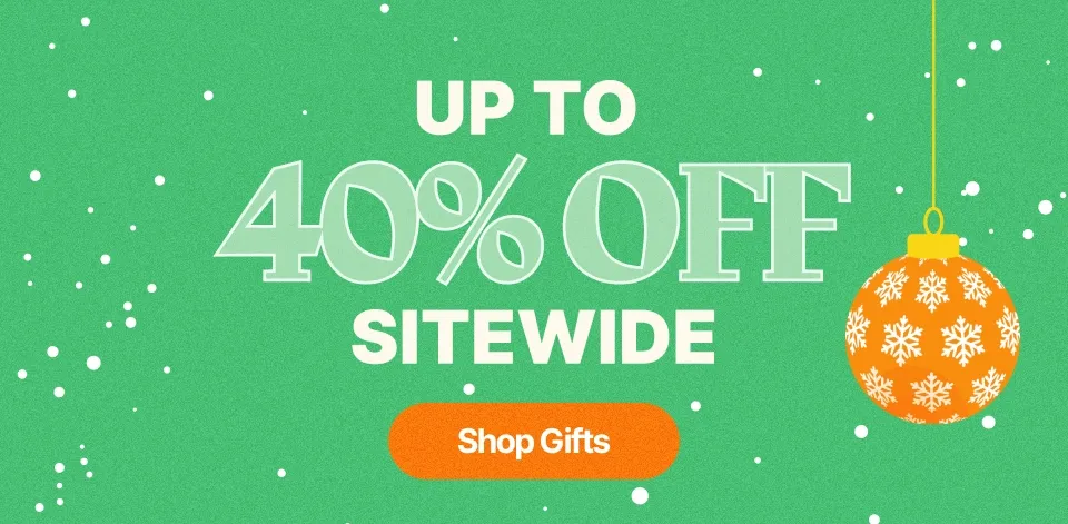 Up to 40% Off Sitewide