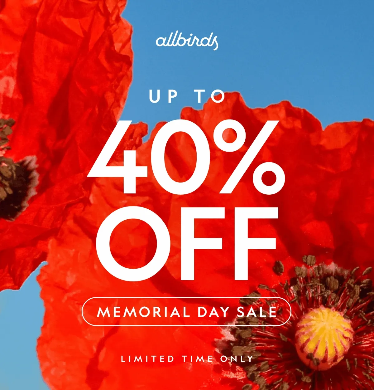 Up To 40% Off Memorial Day Sale Limited Time Only
