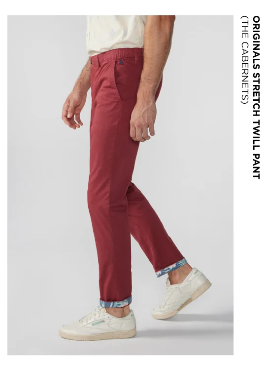Originals Stretch Twill Pant: The Cabernets