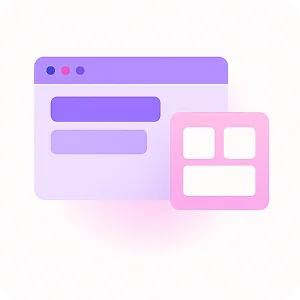 Purple browser icon