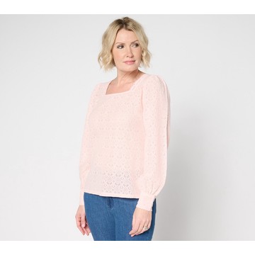 Me by Jennie Garth Charleston Lace Blouse