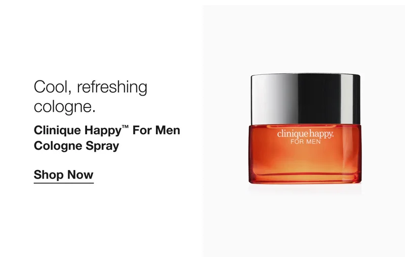 Cool, refreshing cologne. Clinique Happy™ For Men Cologne Spray | Shop Now