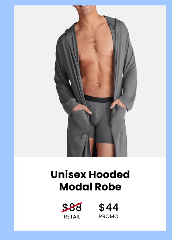 Unisex Hooded Modal Robe