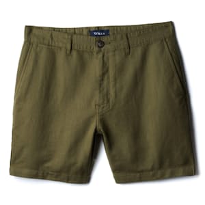 Cotton Linen Chino Short - 7