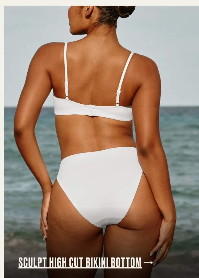 Sculpt High Cut Bikini Bottom