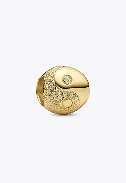 Textured Yin And Yang Mini Charm