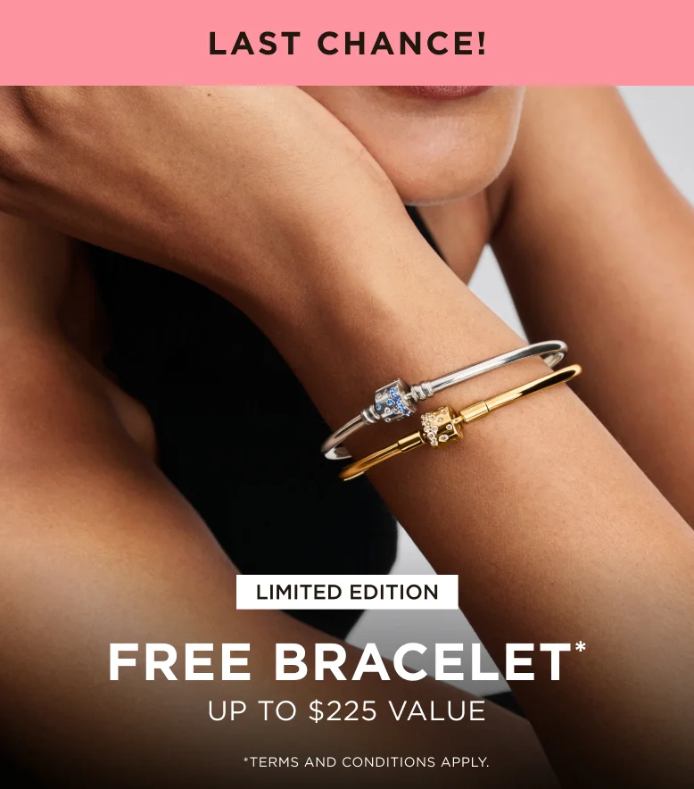 Unlock a free bracelet – with $145+.