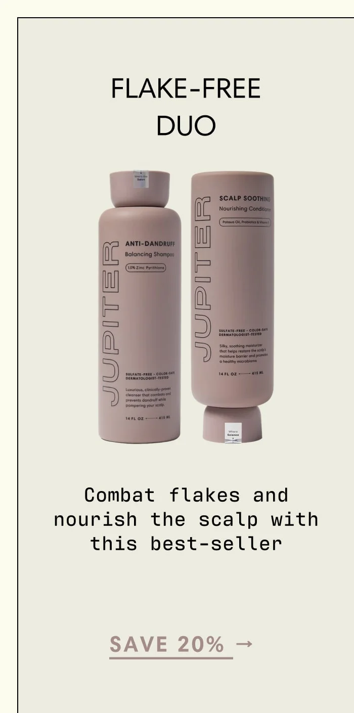 SAVE 20% → FLAKE-FREE DUO  Combat flakes and nourish the scalp with this best-seller