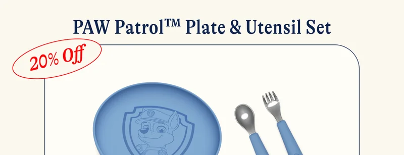 PAW Patrol™ Plate & Utensil Set 20% OFF