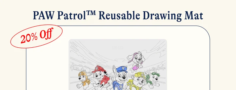PAW Patrol™ Reusable Drawing Mat 20% OFF SHOP NOW