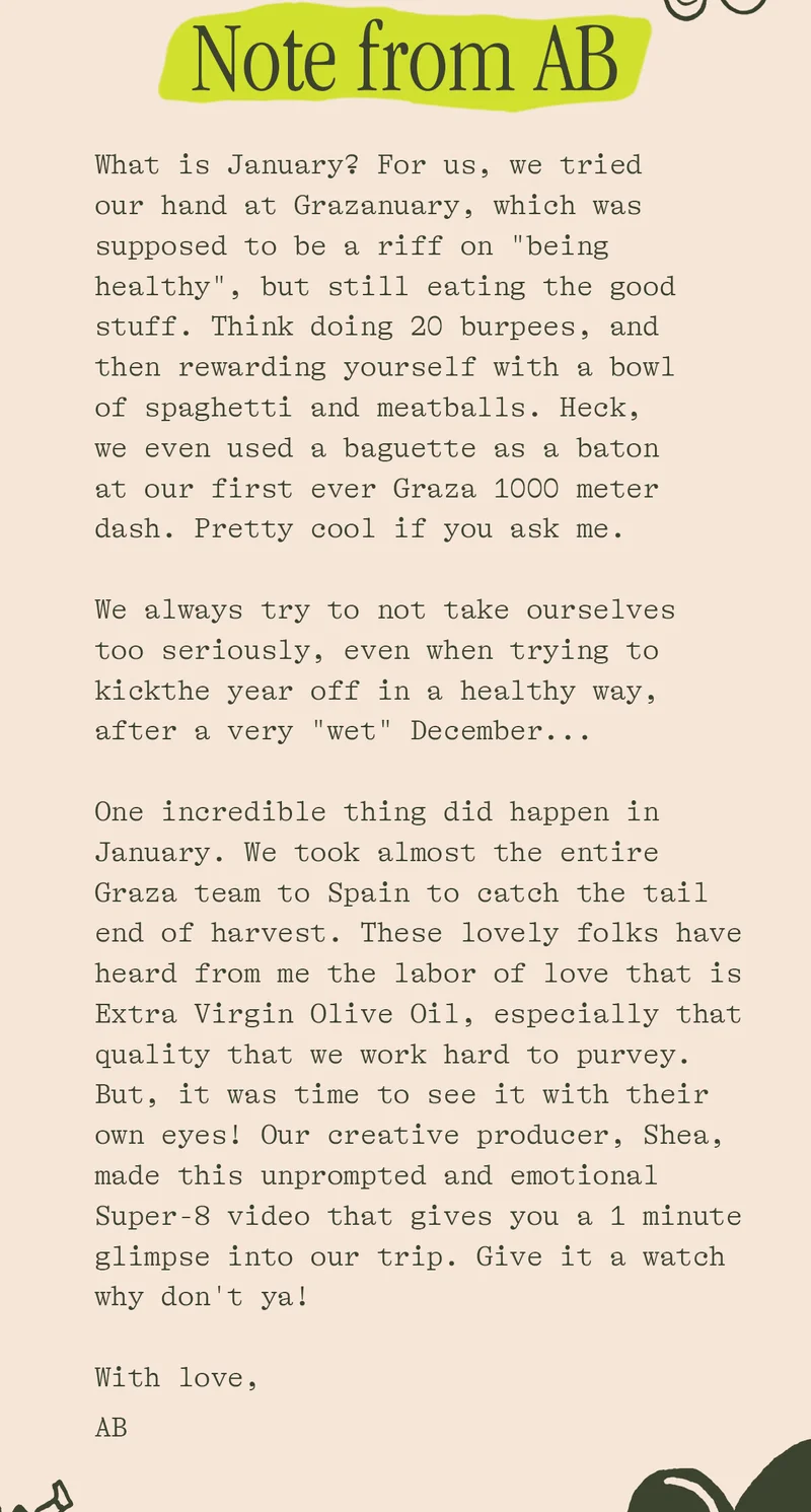 note from AB