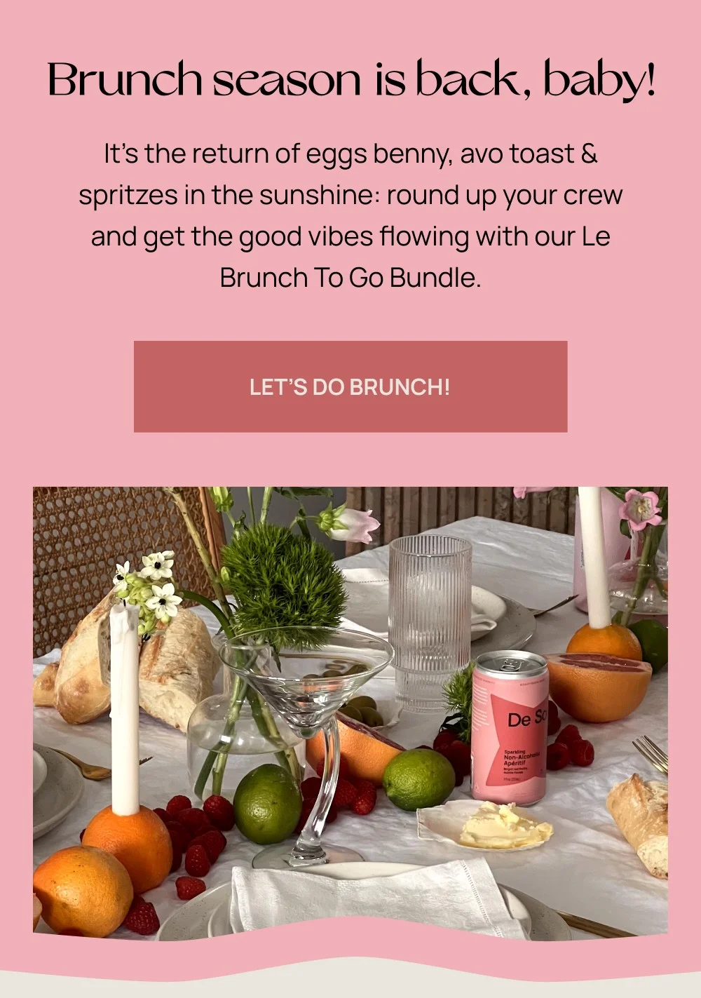 Brunch season is back, baby!