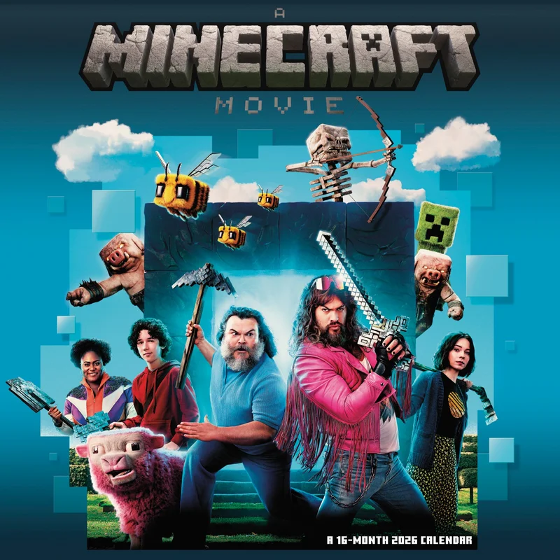 Image of A Minecraft Movie 2026 Calendar