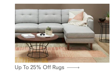 Up To 25% Off Rugs