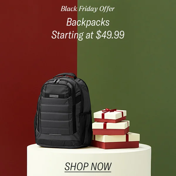 Backpacks from $49.99