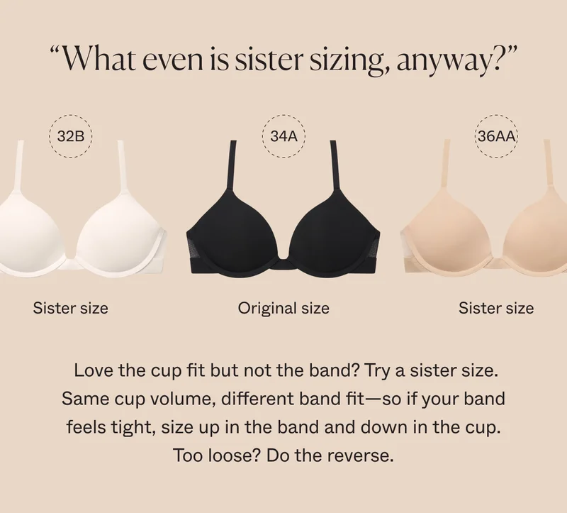"What even is sister sizing, anyway?"