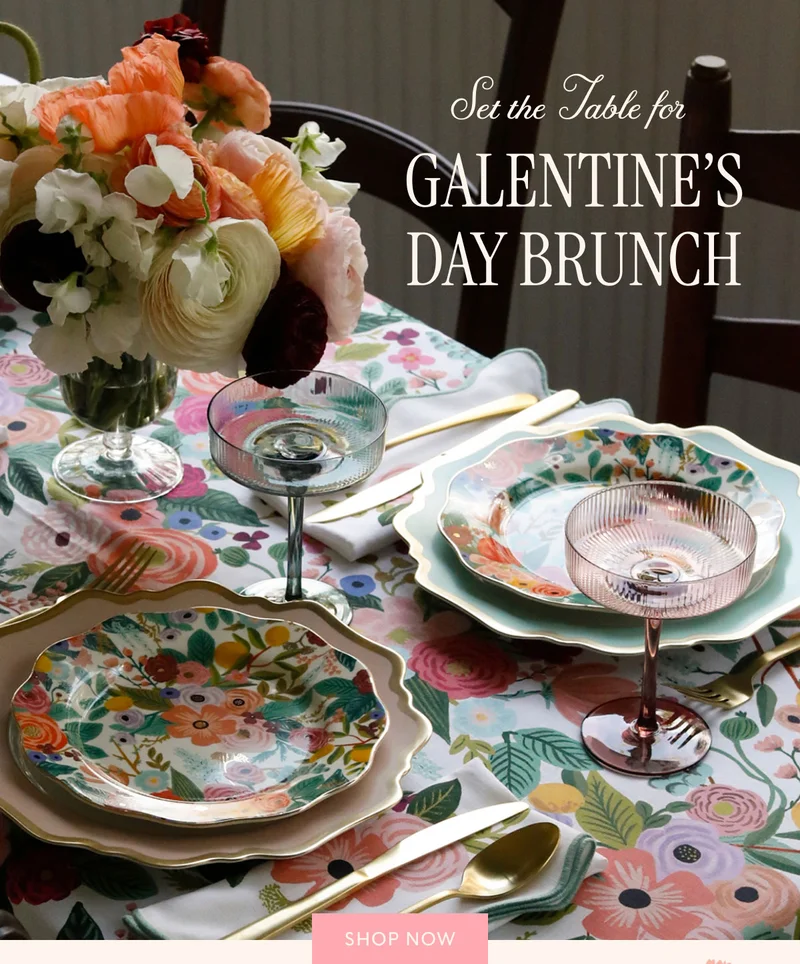 Set the Table for Galentine’s Day Brunch