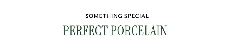 Something special PERFECT PORCELAIN