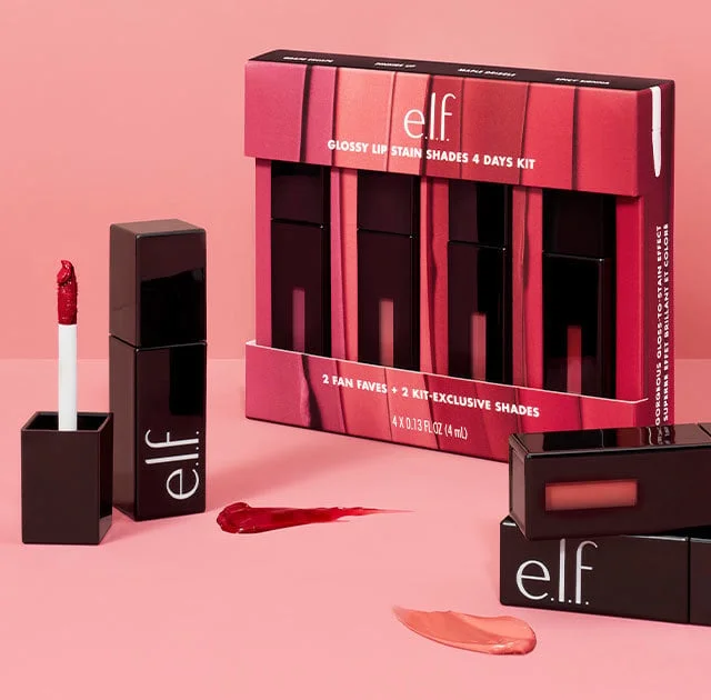 Glossy Lip Stain Shades 4 Days Kit