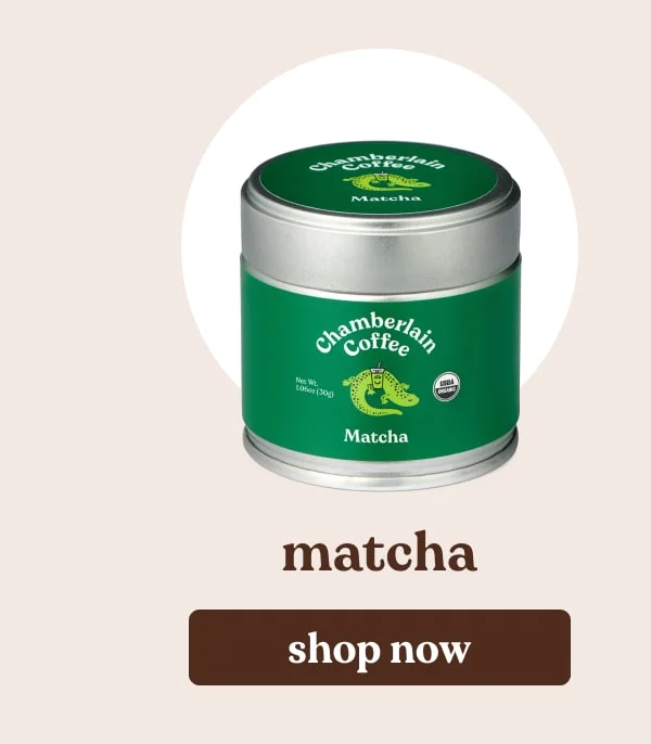 matcha. shop now.