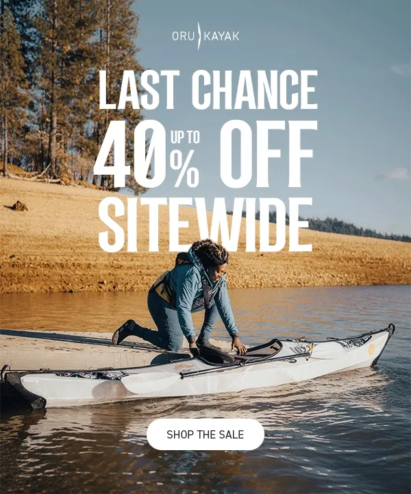 LABOR DAY SALE ENDS TONIGHT! Final chance to save up to 40% off + get a FREE Carrying Pack eith kayak purchase! Add to cart and use code discount code to redeem